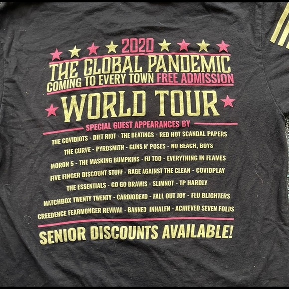 ISO in a small/medium Grunt Style COVID World Tour Shirt if you have/find LMK - Picture 3 of 3